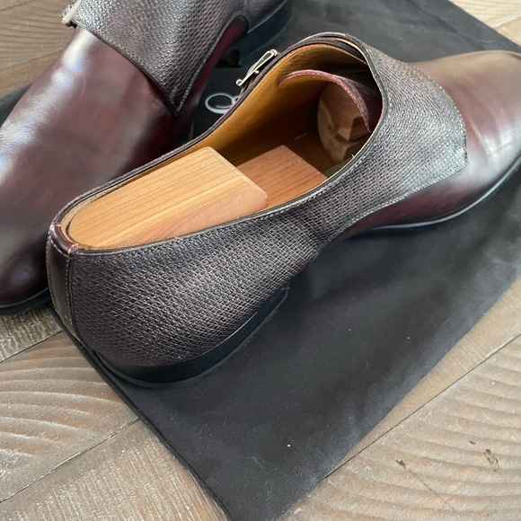 Amazing double Monk Magnanni dress shoes. Color is beautiful! - Picture 14 of 14